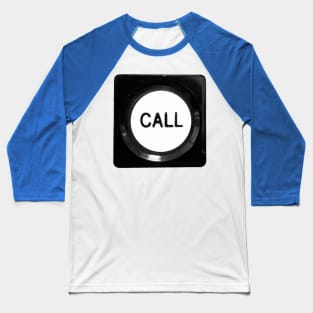 Retro Elevator Call Button, Press to Call Baseball T-Shirt
